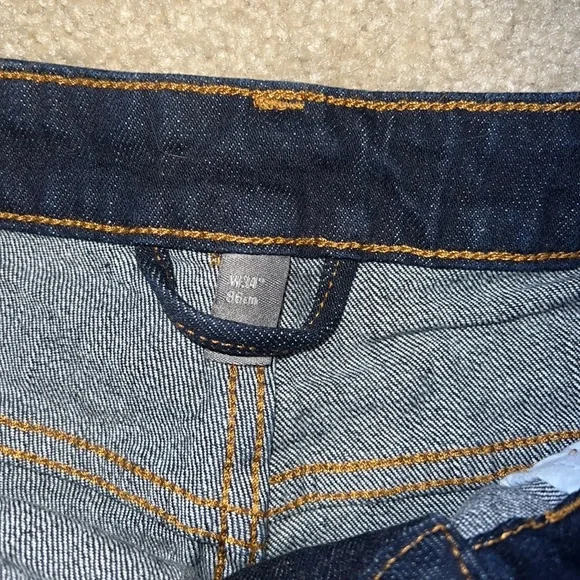 Dark Denim Shorts - Picture 2 of 5